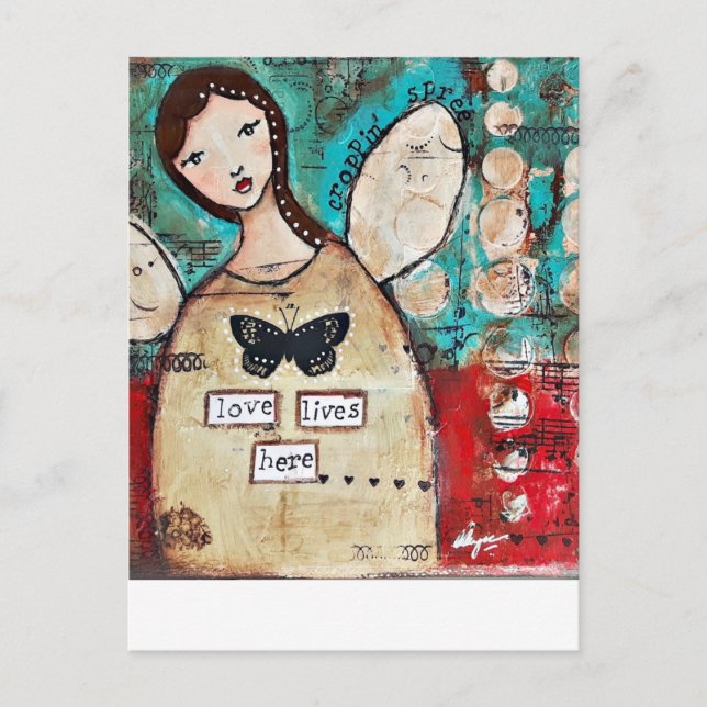 Original Art by Croppin' Spree Postcard (Front)