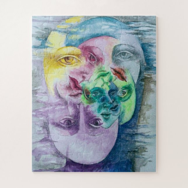 Original art colorful surrealism image  jigsaw puzzle (Vertical)
