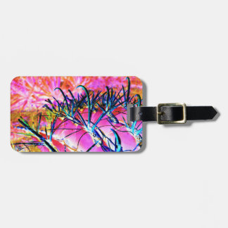 Original art: "Dangerous in Pink" Luggage Tag