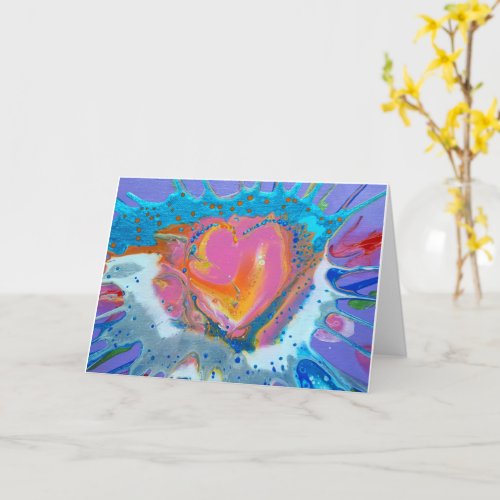 Original art Heart Me Card