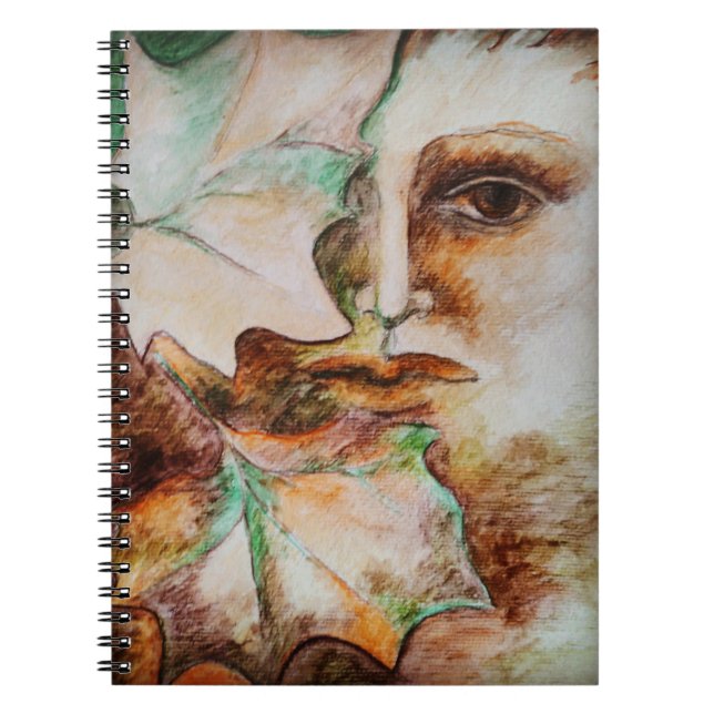 Original art hojas de otoño autumn leafs notebook (Front)