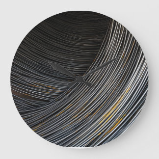 Original art: "life keeps turning" large clock