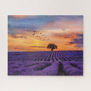 Original Art Lone Tree Peaceful Scenery Jigsaw Puzzle