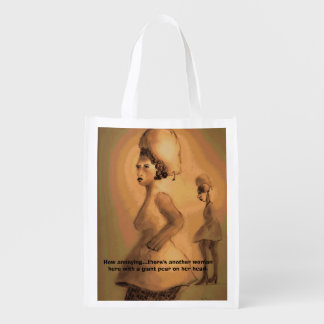 Original Art Ms. Tree Reusable Grocery Bag