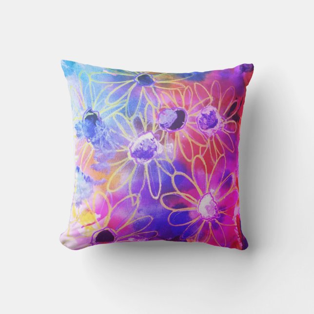 Original art outdoor pillow  (Front)