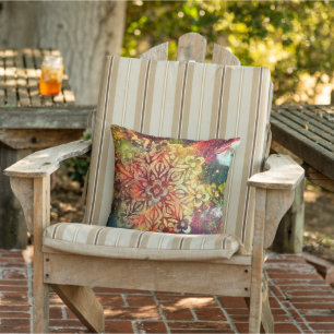 Original art outdoor pillow