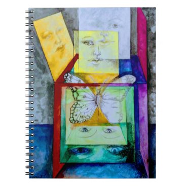 Original art Pandora's box illustration Notebook Original art Pandora's box illustration Notebook