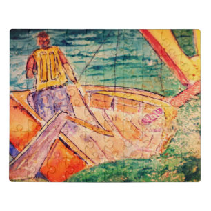 Original Art Sailing Puzzle