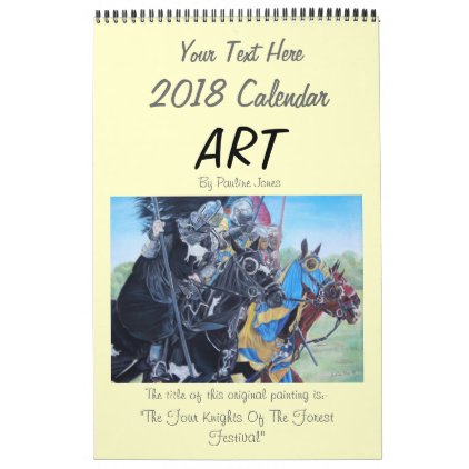 original art still life jousting dogs horses 2017 calendar