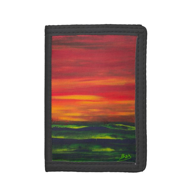 Original art TriFold Nylon Wallet (Front Vertical)