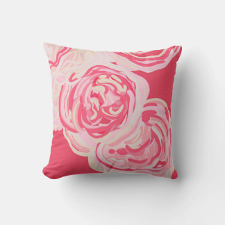 Original art work - Roses  Throw Pillow