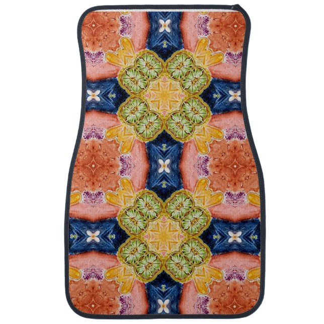 Original artsy mandala   car floor mat (Front)