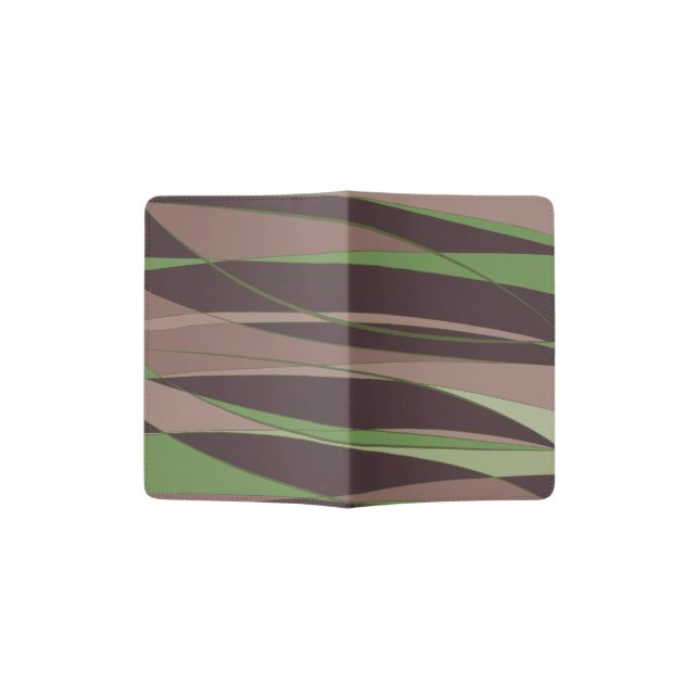 original author's pattern abstraction unique style passport holder (Opened)