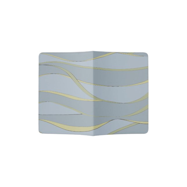 original author's pattern abstraction unique style passport holder (Opened)