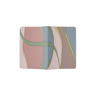 original author's pattern abstraction unique style passport holder