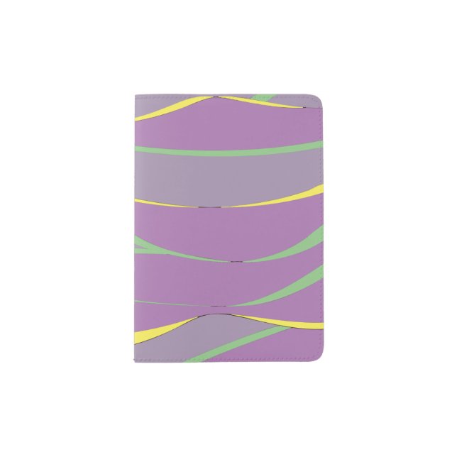 original author's pattern abstraction unique style passport holder (Front)
