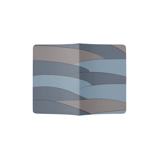 original author's pattern abstraction unique style passport holder (Opened)