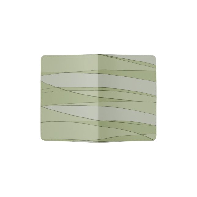 original author's pattern abstraction unique style passport holder (Opened)