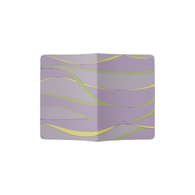 original author's pattern abstraction unique style passport holder (Opened)