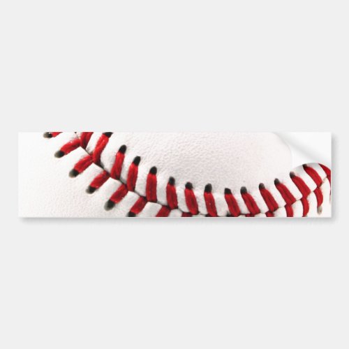 Original baseball ball bumper sticker