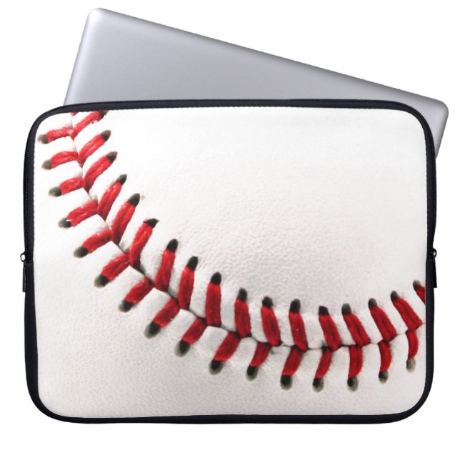 Original baseball ball laptop sleeve (Front)