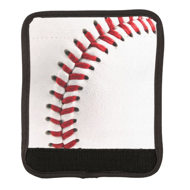Original baseball ball luggage handle wrap (Front)