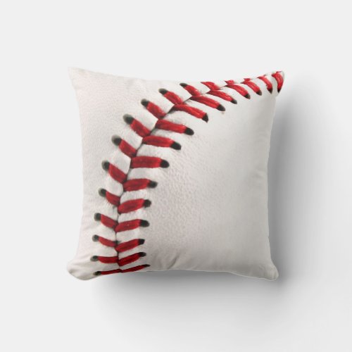 Original baseball ball throw pillow