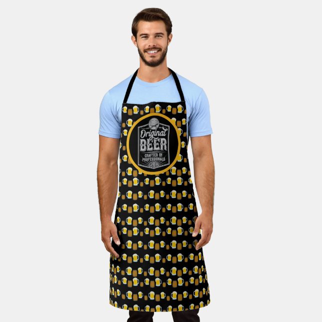 Original Beer Crafted By Professionals  Apron (Worn)
