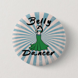 Original Belly Dance Pop Art Pinback Button