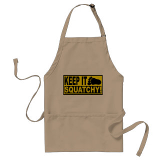 Original & Best-Selling Bobo's KEEP IT SQUATCHY! Adult Apron
