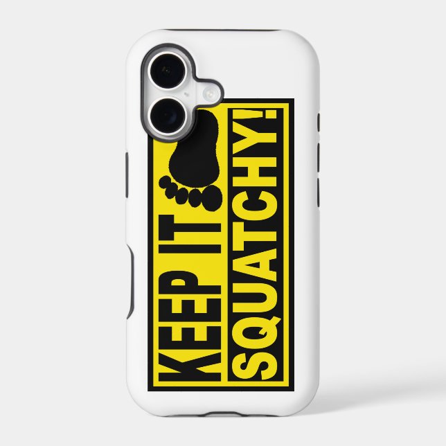 Original & Best-Selling Bobo's KEEP IT SQUATCHY! Iphone Case (Back)