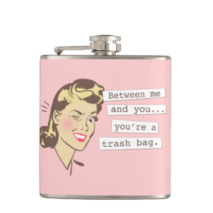 Original Between Me & You Trashbag Flask
