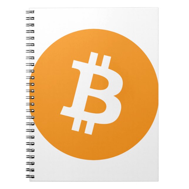 Original Bitcoin (BTC) logo Notebook (Front)
