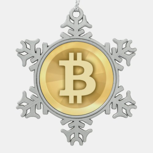 Original Bitcoin Logo Christmas Ornament Basic