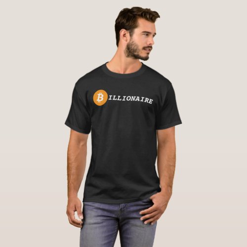 Original Bitcoin Logo Symbol Billionaire T_Shirt