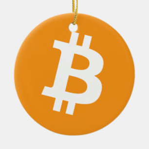 Original Bitcoin Logo Symbol Christmas Ornament