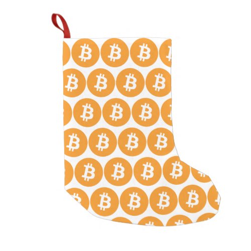 Original Bitcoin Logo Symbol Christmas Stocking
