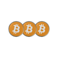 Original Bitcoin Logo Symbol Golf Ball Marker