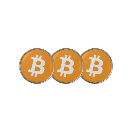 Original Bitcoin Logo Symbol Golf Ball Marker