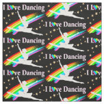 ORIGINAL BLACK BALLERINA AND DANCER FABRIC