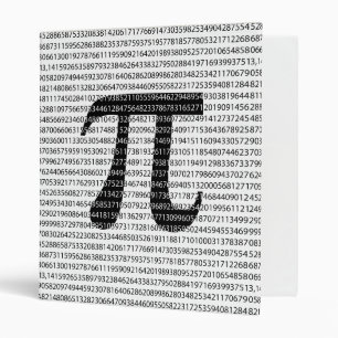 Original black number pi day mathematical symbol binder