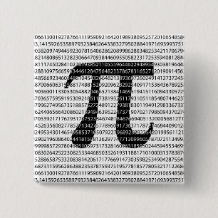 Original black number pi day mathematical symbol button
