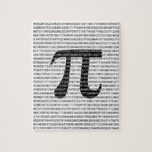 Original black number pi day mathematical symbol jigsaw puzzle