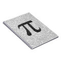 Original black number pi day mathematical symbol notebook | Zazzle