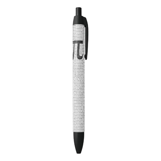 Original black number pi day mathematical symbol pen (Bottom (Vertical))