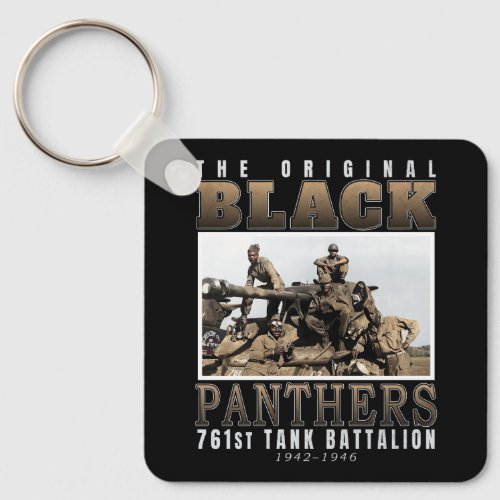 Original Black Panthers 761st Battalion Keychain