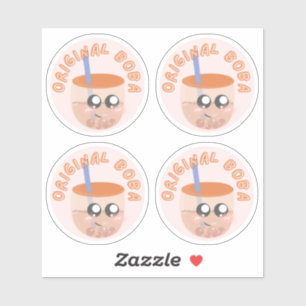 Original Boba- Pack of 4 Sticker