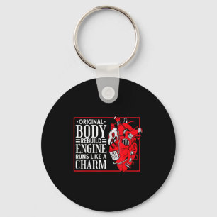 Original Body Rebuild Engine, Open Heart Surgery A Keychain