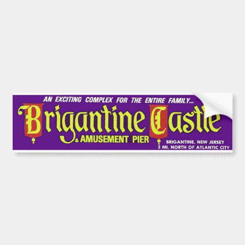 Original Brigantine Castle Bumper Sticker