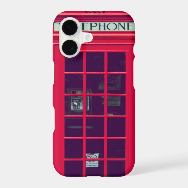 Original british phone box iphone case (Back)